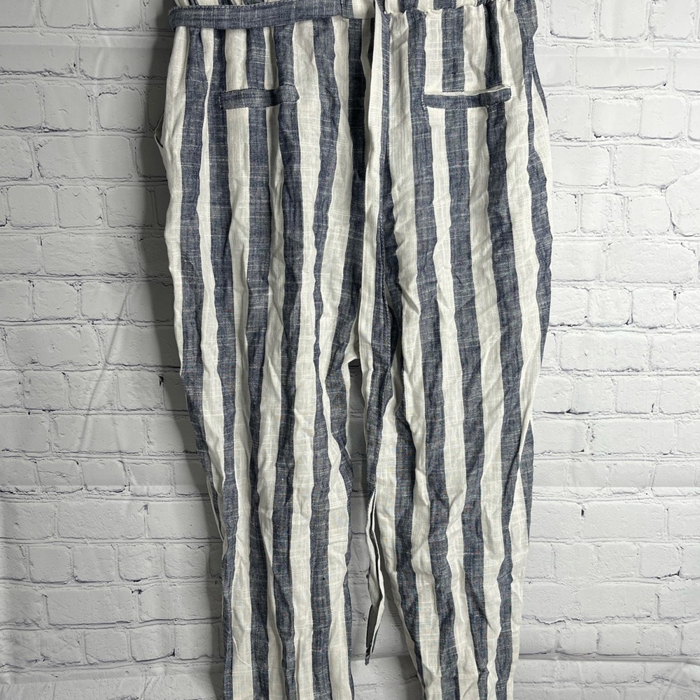 Striped dress pants